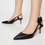 AQUAZZURA - Czarne szpilki Pump kolor Czarny