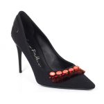 BALDININI - Szpilki z aplikacją kolor Czarny