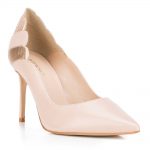 Buty damskie kolor beżowo - złoty
