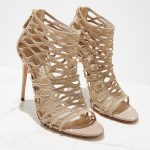 CASADEI - Brokatowe szpilki kolor Złoty