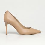 Guess - Szpilki skórzane kolor beżowy