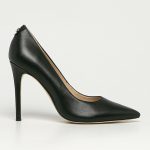 Guess - Szpilki skórzane kolor czarny