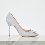 MANOLO BLAHNIK - Szpilki Hangisi Galassia kolor Szary