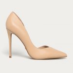 Marciano Guess - Szpilki skórzane kolor kremowy