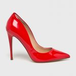 Steve Madden - Szpilki skórzane Daisie kolor czerwony