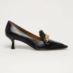Tory Burch - Szpilki skórzane kolor czarny
