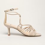 Vagabond - Sandały skórzane Amanda kolor kremowy