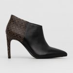 Calvin Klein Botki kolor brązowy kolor brązowy