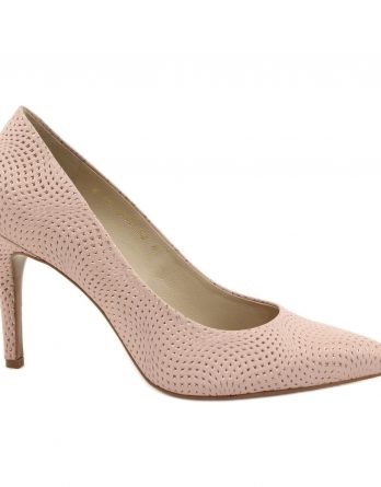 Czółenka buty damskie skórzane Anis 4716 różowe kolor Różowe.