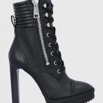 Dkny Botki damskie kolor czarny na szpilce kolor czarny