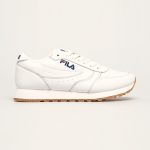 Fila - Botki skórzane Orbit Jogger low kolor biały