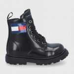 Tommy Hilfiger Botki dziecięce kolor czarny kolor czarny