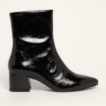 Vagabond - Botki skórzane Mya kolor czarny