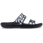 Crocs Damskie sandały Class ic Crocs Heart Print 207680-066 (Wielkość 39-40)