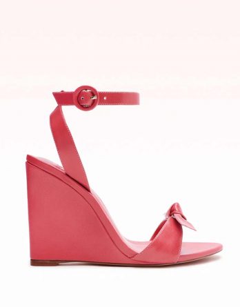 ALEXANDRE BIRMAN - Różowe sandały na koturnie Clarita