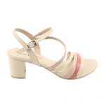 Caprice sandały buty damskie 28304 beżowy czerwone