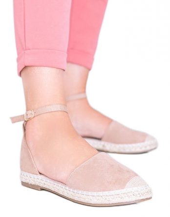 Beżowe sandały espadryle Chloe Star beżowy