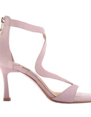 Marco Shoes Eleganckie sandały Ava różowe