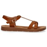 Sandały Filippo DS802/20 Br Brown brązowe