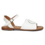 Skórzane sandały Filippo DS3900/22 Wh białe