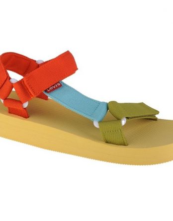 Levis Sandały Levi's Cadys Low Sandal W 233029-109-70 czerwone niebieskie zielone żółte