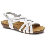Białe Sandały Yokono Wygodne Skórzane Buty