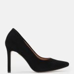 Czarne czółenka damskie kolor Czarny.