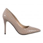 Goodin Modne Czółenka Na Szpilce beżowy kolor Beżowy.