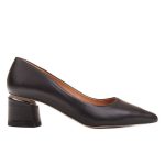 Marco Shoes Czółenka czarne 1424P Marco ze złotem w obcasie kolor Czarne.