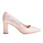 Marco Shoes Czółenka damskie w kolorze pudrowego różu różowe kolor Różowe.