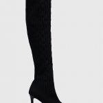 Karl Lagerfeld - Kozaki KL31691.Black.Knit.Tex kolor czarny
