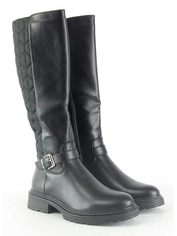 C'M Kozaki w kolorze czarnym rozmiar: 37 kolor black