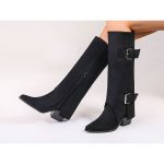 C'M Kozaki w kolorze czarnym rozmiar: 39 kolor black