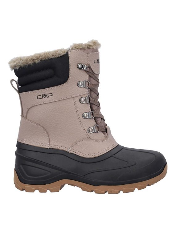 CMP Kozaki zimowe "Atka" w kolorze beżowym rozmiar: 38 kolor beige