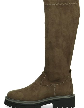 Caprice Kozaki w kolorze khaki rozmiar: 40 kolor brown/beige