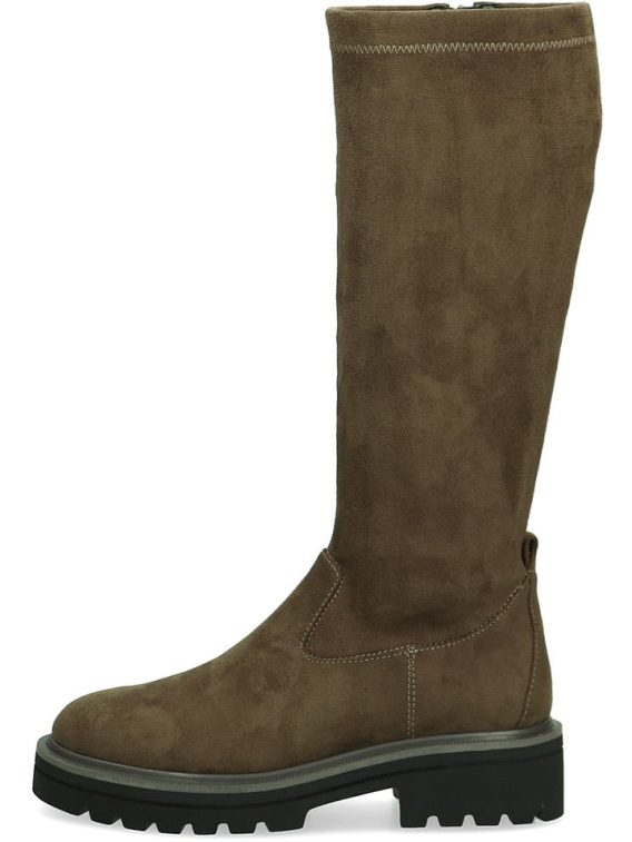 Caprice Kozaki w kolorze khaki rozmiar: 40 kolor brown/beige