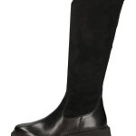 Caprice Skórzane kozaki w kolorze czarnym rozmiar: 40 kolor black