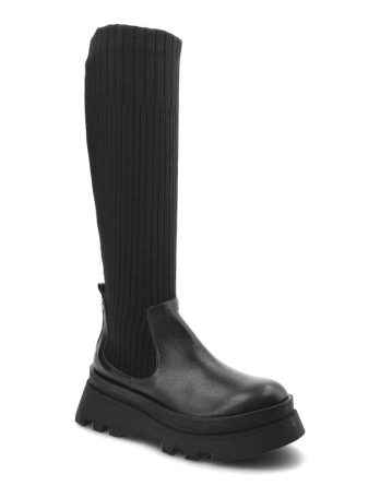 Czarne Kozaki Artiker Damskie Wygodne Modne Buty kolor czarny