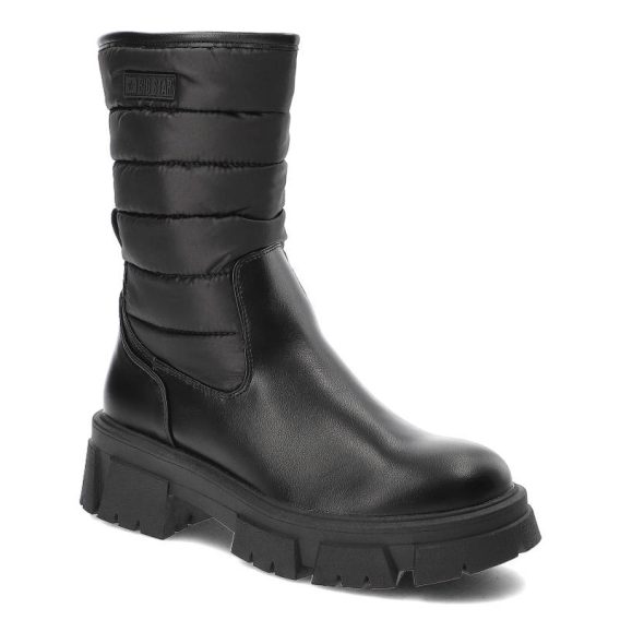 Czarne Kozaki Big Star Modne Wygodne Buty Damskie kolor czarny