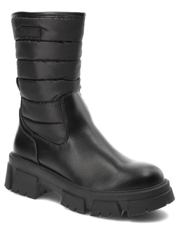 Czarne Kozaki Big Star Modne Wygodne Buty Damskie kolor czarny