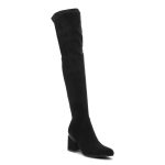 Czarne Kozaki Joalice Modne Buty Damskie kolor czarny