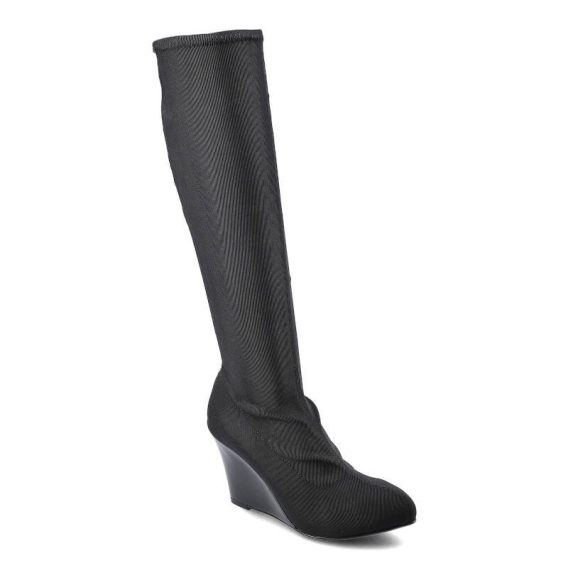 Czarne Kozaki Massimo Poli Damskie Eleganckie Buty kolor czarny