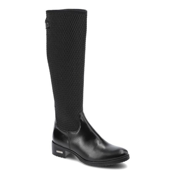 Czarne Kozaki Simen Damskie Eleganckie Buty Zimowe kolor czarny