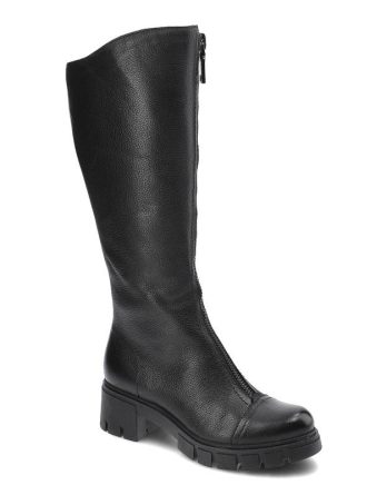 Czarne Kozaki Simen Damskie Eleganckie Buty Zimowe kolor czarny