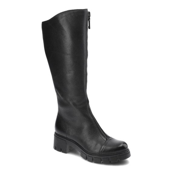 Czarne Kozaki Simen Damskie Eleganckie Buty Zimowe kolor czarny