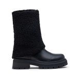 Foreverfolie Kozaki w kolorze czarnym rozmiar: 40 kolor black