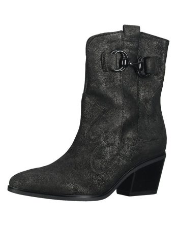 Gabor Skórzane kozaki w kolorze antracytowym rozmiar: 38 kolor gray/black