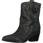Gabor Skórzane kozaki w kolorze antracytowym rozmiar: 39 kolor gray/black