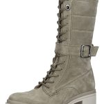 Gabor Skórzane kozaki w kolorze khaki rozmiar: 40