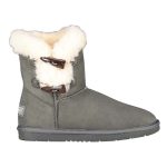 Geographical Norway Kozaki zimowe "Olady" w kolorze szarym rozmiar: 40 kolor gray